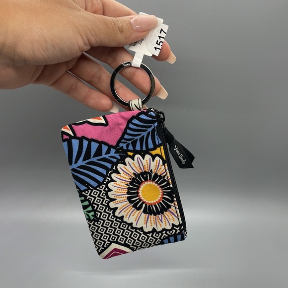 Vera Bradley Kauai Floral Zip ID Pouch #1517 - Picture 3 of 4